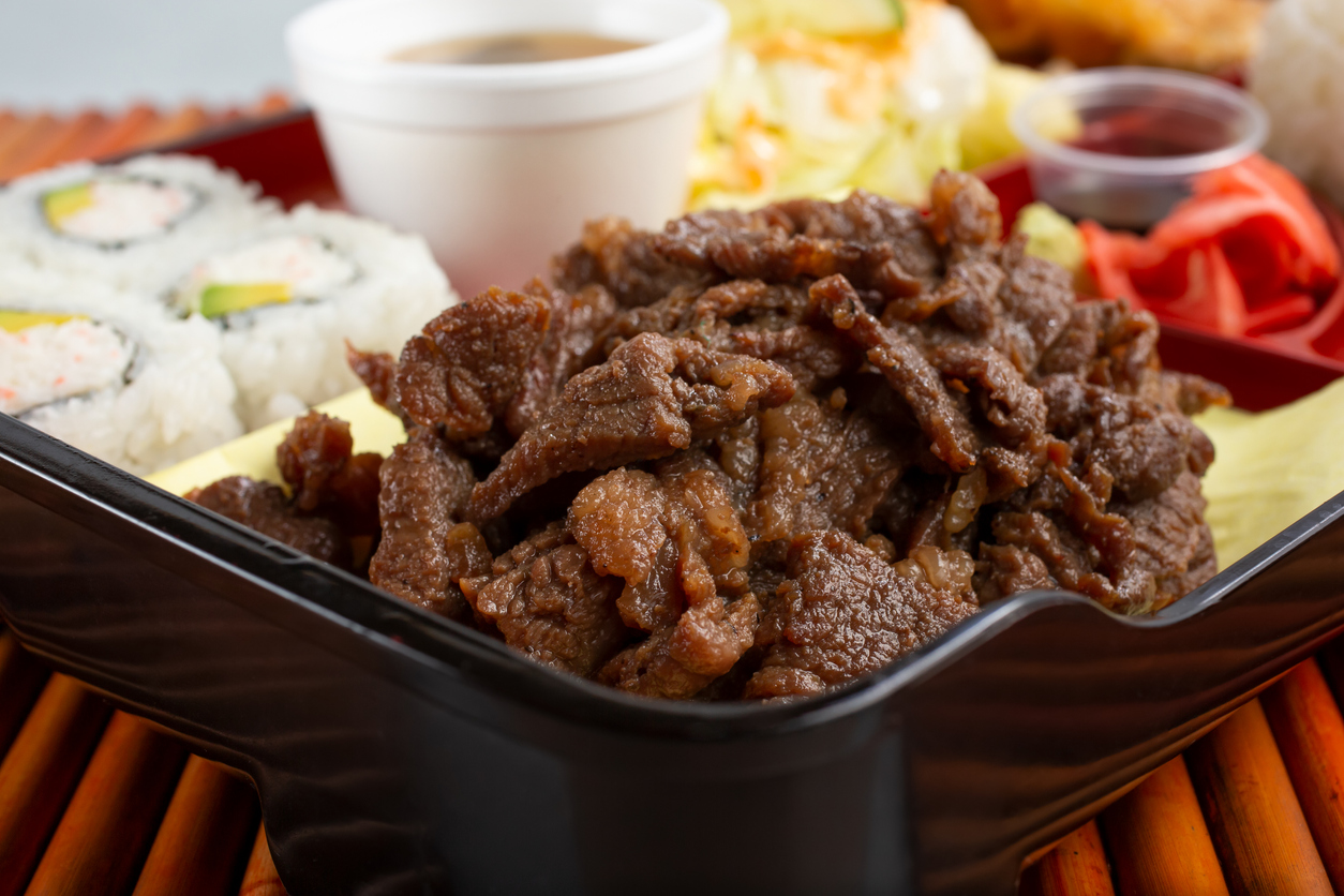 bento teriyaki beef Branding Aloha - Marketing Advertising Hawaii
