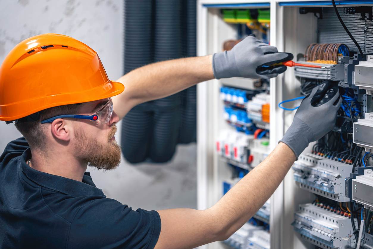 electrician working